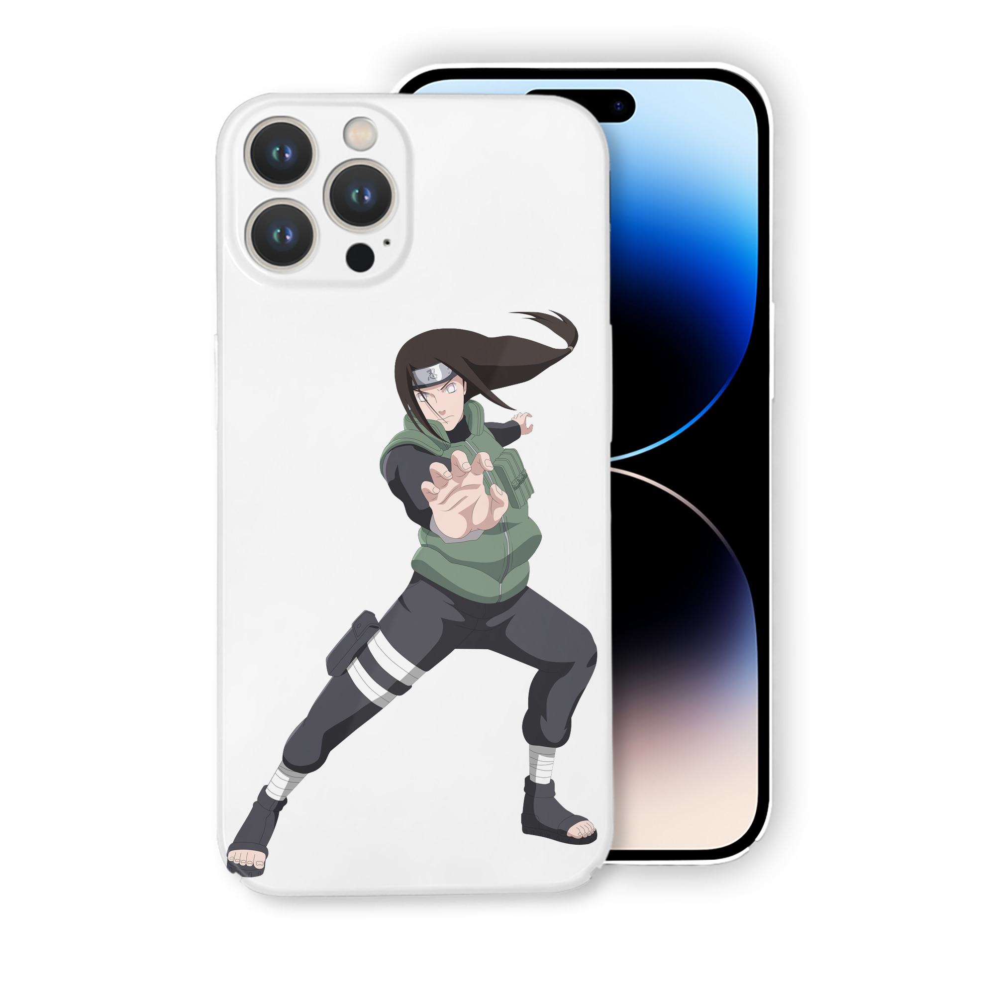 （画像用） NARUTO -ナルト- 日向ネジ Hyūga Neji 【iPhone 14シリーズ対応】ハードケース